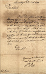 Letter from P. Peres to Israel Shreve, 1780 December 26
