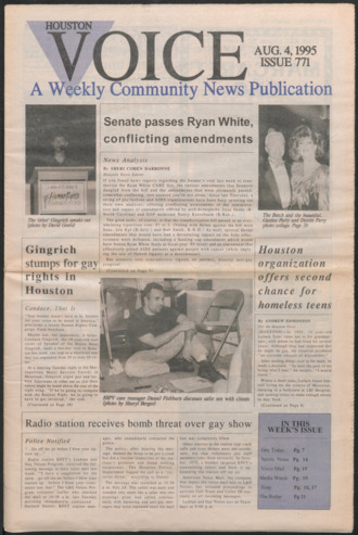 Houston Voice, No. 771, August 4, 1995