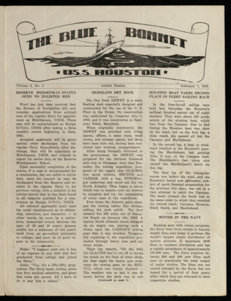 The Blue Bonnet, Vol. 4, No. 2, February 1, 1941