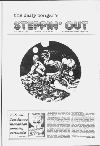 The Daily Cougar's Steppin' Out. Vol. 45, No. 30, October 6, 1978.