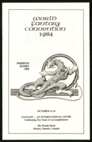World Fantasy Convention 1984, Progress Report Two