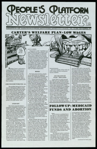 People's Platform Newsletter, No. 12