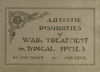 Artistic possibilities of wall treatment in typical homes