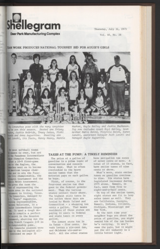 Shellegram, Vol. 40, No. [30], July 31, 1975