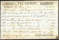 Tax receipt for Mary Jones