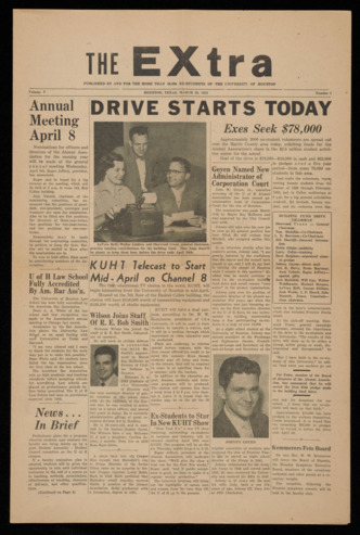 The EXtra, Volume 5, Number 1, March 26, 1953