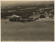 Aerial view of site of University of Houston campus