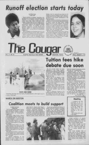The Daily Cougar. Vol. 41, No. 80, March 5, 1975.
