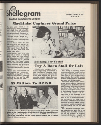 Shellegram, Vol. 43, No. 8, February 23, 1978