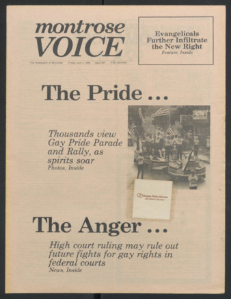 Montrose Voice, No. 297, July 4, 1986