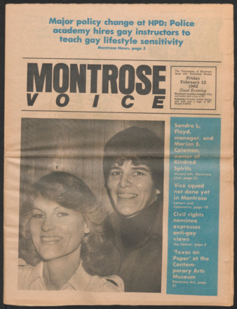 Montrose Voice, No. 68, February 12, 1982