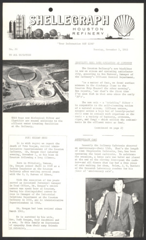 Shellegraph, No. 26, November 5, 1963 