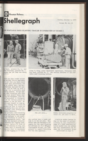 Shellegraph, Vol. 38, No. 24, October 5, 1973