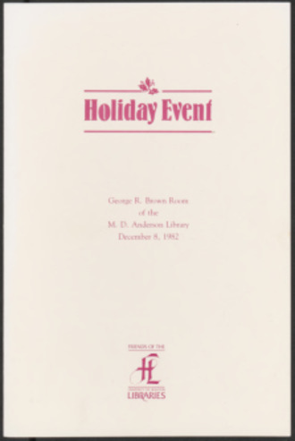 Holiday Event exhibit and music program