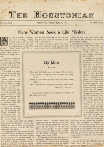 The Houstonian, May 5, 1917