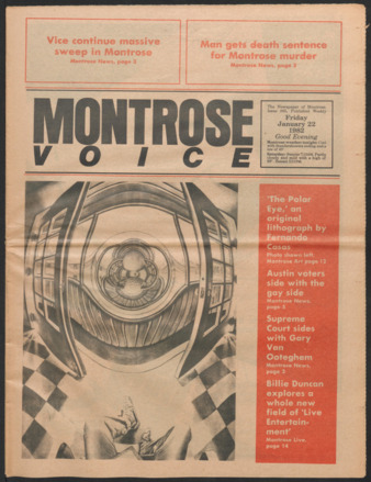 Montrose Voice, No. 65, January 22, 1982