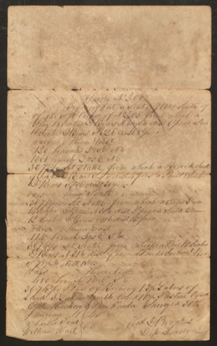 Affidavit certifying the boundaries of plot number 206