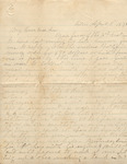 Letter from Mary Jones to Cromwell Anson Jones, 1878 April 5