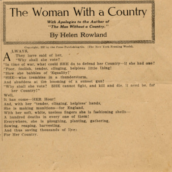 The Woman With a Country