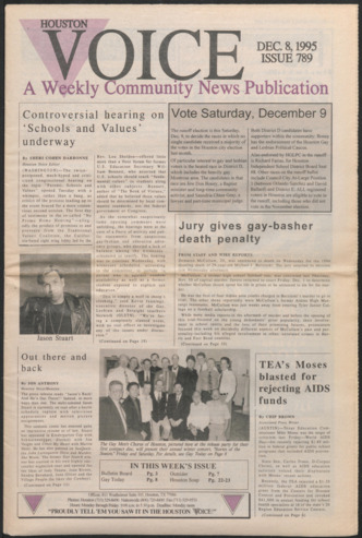 Houston Voice, No. 789, December 8, 1995