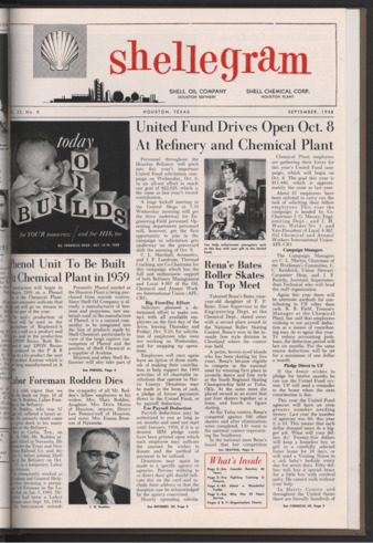 Shellegram, Vol. 23, No. 9, September 1958