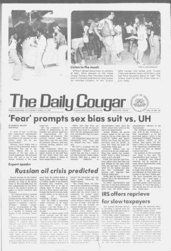 The Daily Cougar. Vol. 44, No. 108, April 14, 1978.