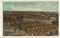 Battalion drill at Fort Sam Houston