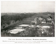 The new Bombay Gymkhana, Western elevation