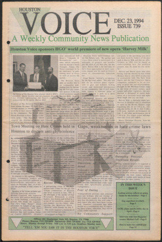 Houston Voice, No. 739, December 23, 1994
