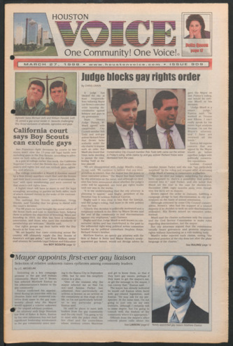 Houston Voice, No. 909, March 27, 1998