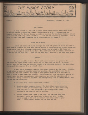 The Inside Story, No. 5, January 16, 1980