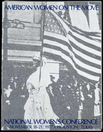 American Women on the Move, National Women's Conference program