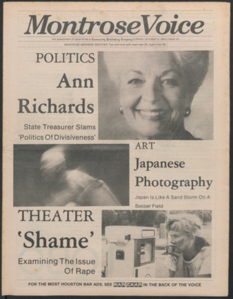 Montrose Voice, No. 416, October 14, 1988