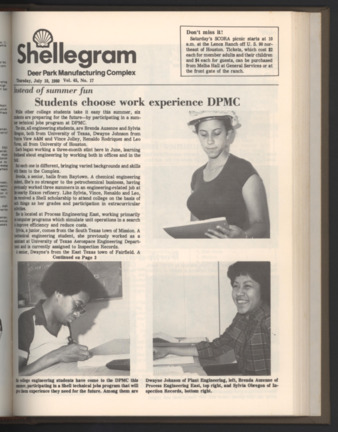 Shellegram, Vol. 45, No. 17, July 10, 1980