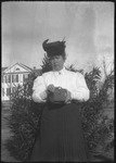 Woman holding camera