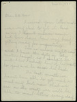 Letter from Red Burke to O. E. Baer, 1934 November 16