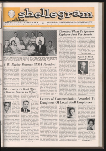 Shellegram, Vol. 25, No. 5, May 1960