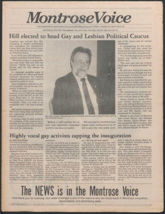 Montrose Voice, No. 430, January 20, 1989