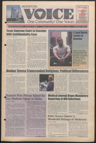 Houston Voice, No. 881, September 12, 1997