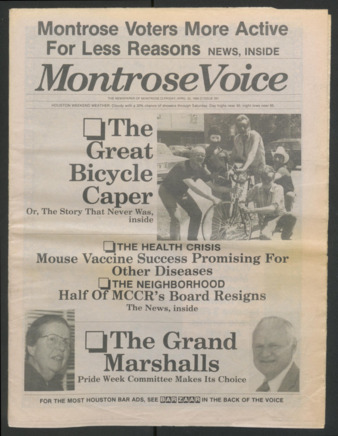 Montrose Voice, No. 391, April 22, 1988