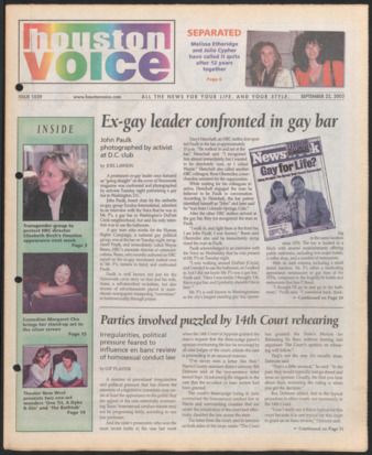 Houston Voice, No. 1039, September 22, 2000