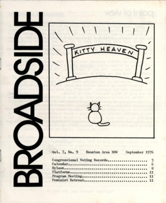 Broadside, Vol. 7, No. 9, September 1976
