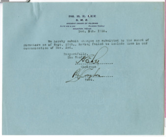 Submission of charges