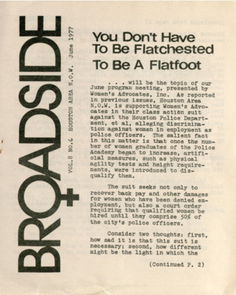 Broadside, Vol. 8, No. 6, June 1977