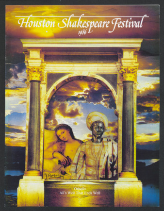 Houston Shakespeare Festival, 1986, Twelfth Season program