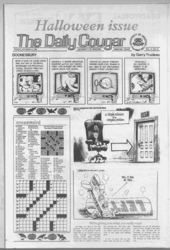 The Daily Cougar. Vol. 47, No. 44, October 31, 1980.
