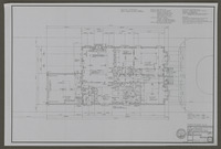Job 88-34, 4061 Stanford Ave., Sheet 4: First floor plan
