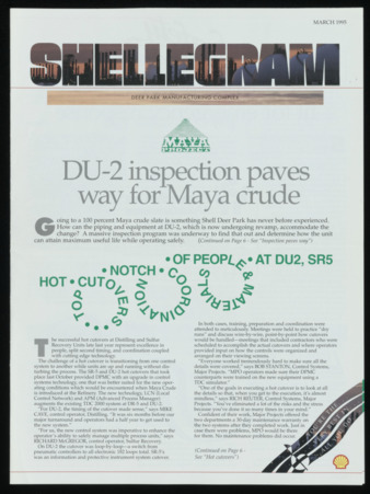 Shellegram, March, 1995