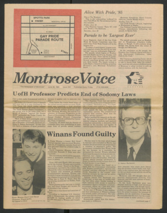 Montrose Voice, No. 244, June 28, 1985