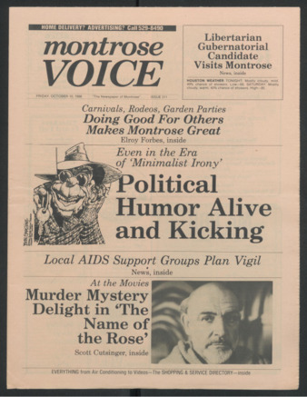 Montrose Voice, No. 311, October 10, 1986